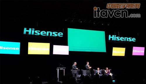 2017 美國CES 海信發布會現場