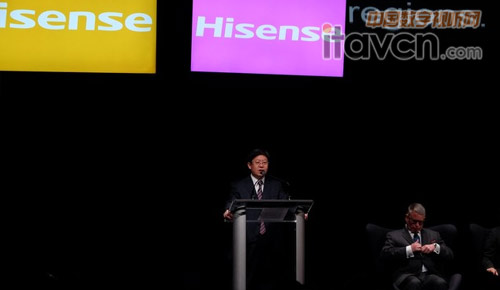 2017 美國CES 海信發布會現場