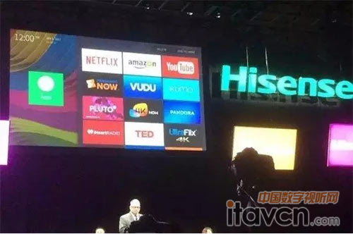 海信雙色4K激光電視