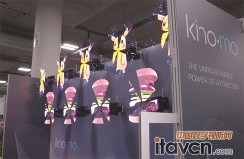 Kino-mo推3D懸浮全息投影