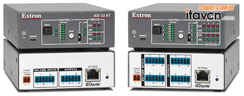 Extron 宣布最新的 AXI 系列 Dante 音頻接口