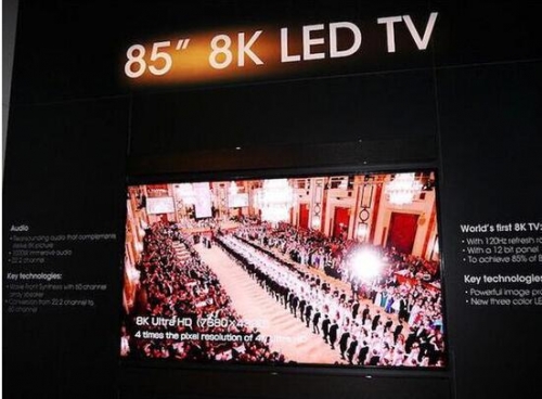 8K分辨率還是以液晶技術(shù)為基礎(chǔ)