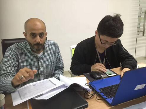 與Eng.Abdullah O.Baothman討論合作