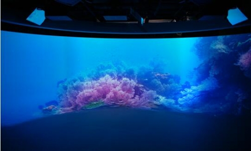 “WARP超空間”雙曲面沉浸式展廳