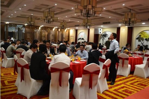 晚宴上客戶盡興交流