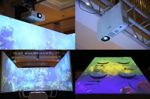 NEC數字宴會廳 沉浸式效果美輪美奐