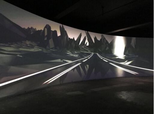 超炫燃脂利器,松下投影打造的動感單車你不試試嗎?