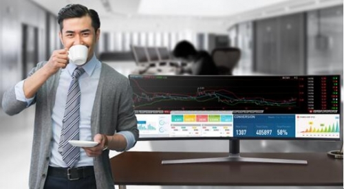 三星CHG90在金融領域的應用示范