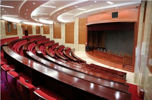 某國際商務大廈報告廳應用哲聞科技Dante解決方案