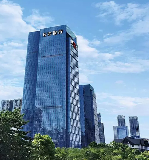 聯建光電小間距LED屏,揭秘長沙銀行新總部