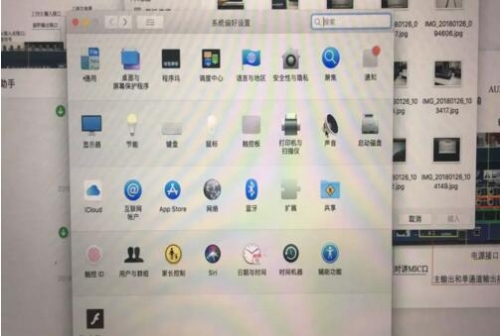 圖17:在系統(tǒng)偏好設置界面選擇聲音點擊。