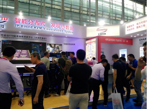 廣州展第二天CHARTU長圖展位人流如織