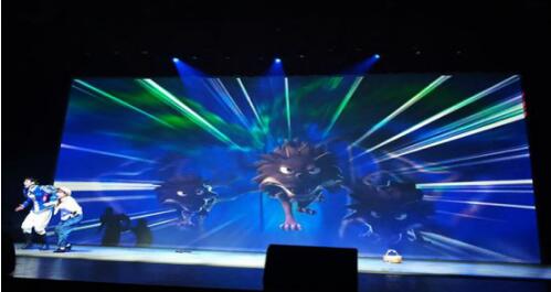 動感十足的畫面展示