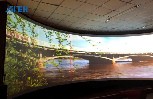 ATER展館系列圖像融合器完美打造甘肅大學旅游仿真系統