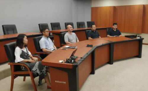 用戶于科達(dá)北京演示中心體驗(yàn)沉浸式網(wǎng)呈