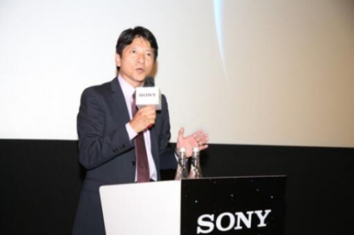 索尼全球專業解決方案和服務集團總裁河野弘致辭