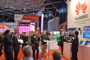 ISE2014:華為展出TE系列高清視頻會議
