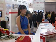 大華展臺(tái)接待人員端應(yīng)秀麗